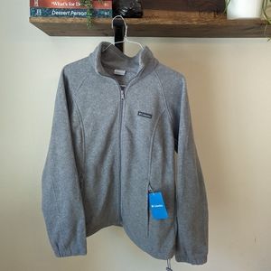 Gray Columbia Zip Fleece NWT